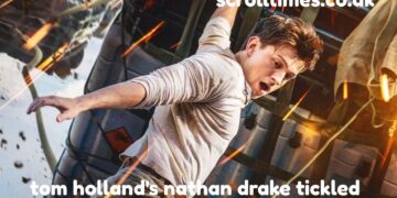 tom holland's nathan drake tickled